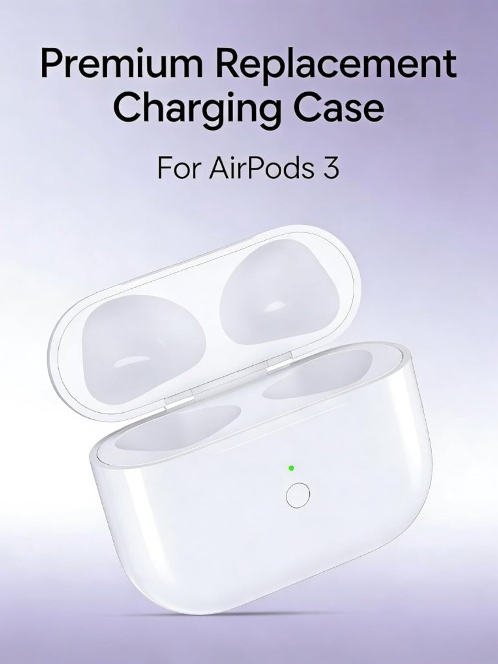 Wireless Charging Case Replacement Compatible with AirPods 3rd Generation